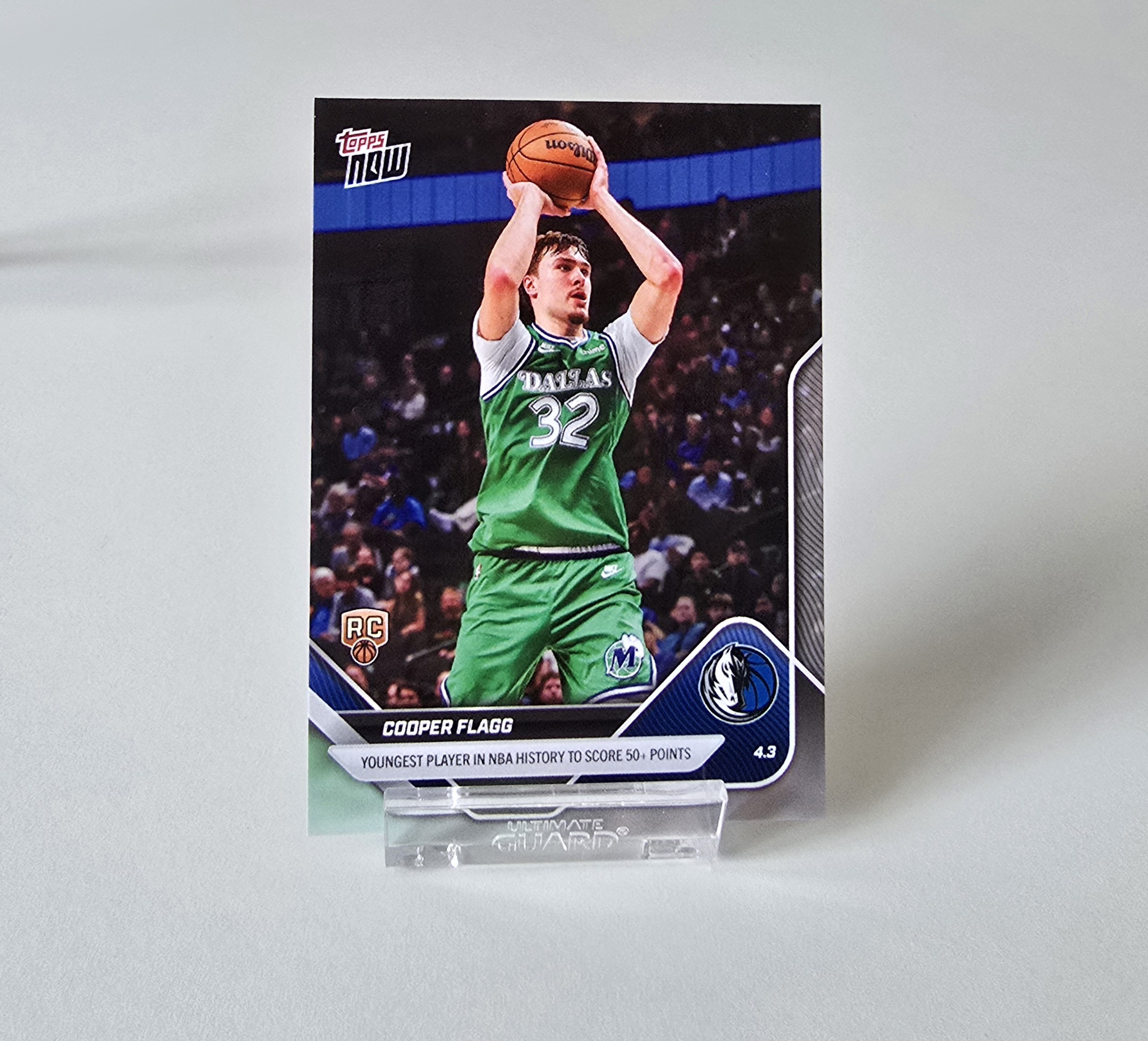 2025-26 NBA Topps NOW® – Cooper Flagg – Card #241 Dallas Mav
