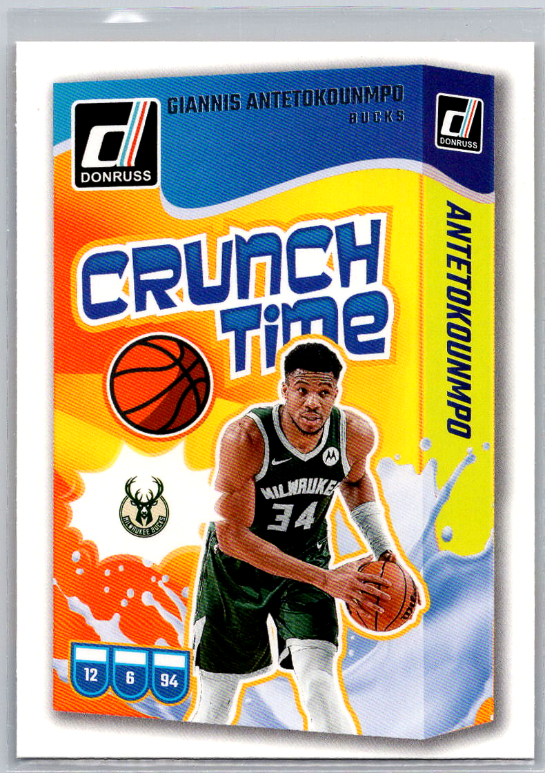 2024-25 Donruss Basketball Giannis Antetokounmpo Crunch Time