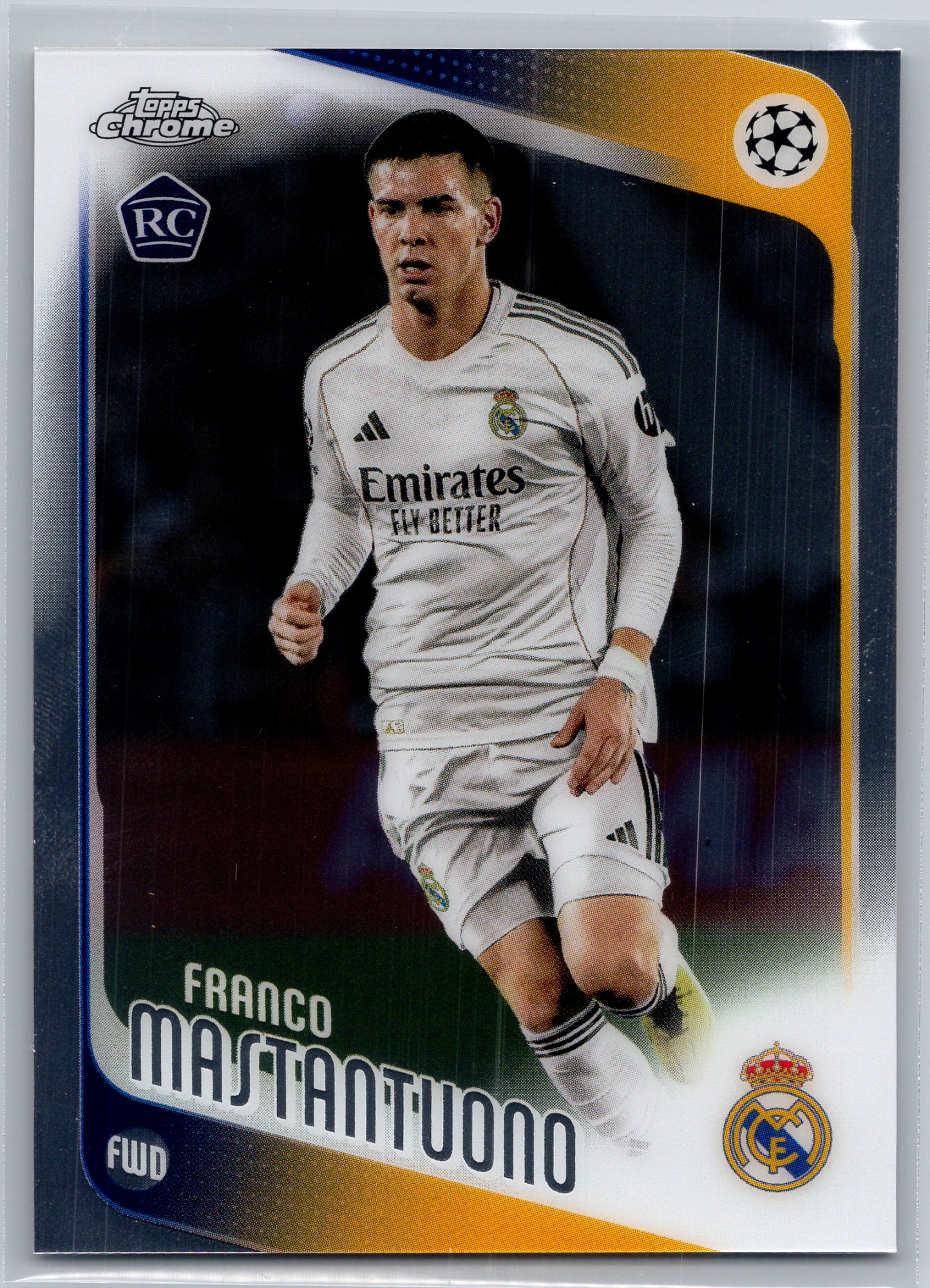 2025-26 Topps Chrome UEFA Club Competitions - Franco Mastantuono #172