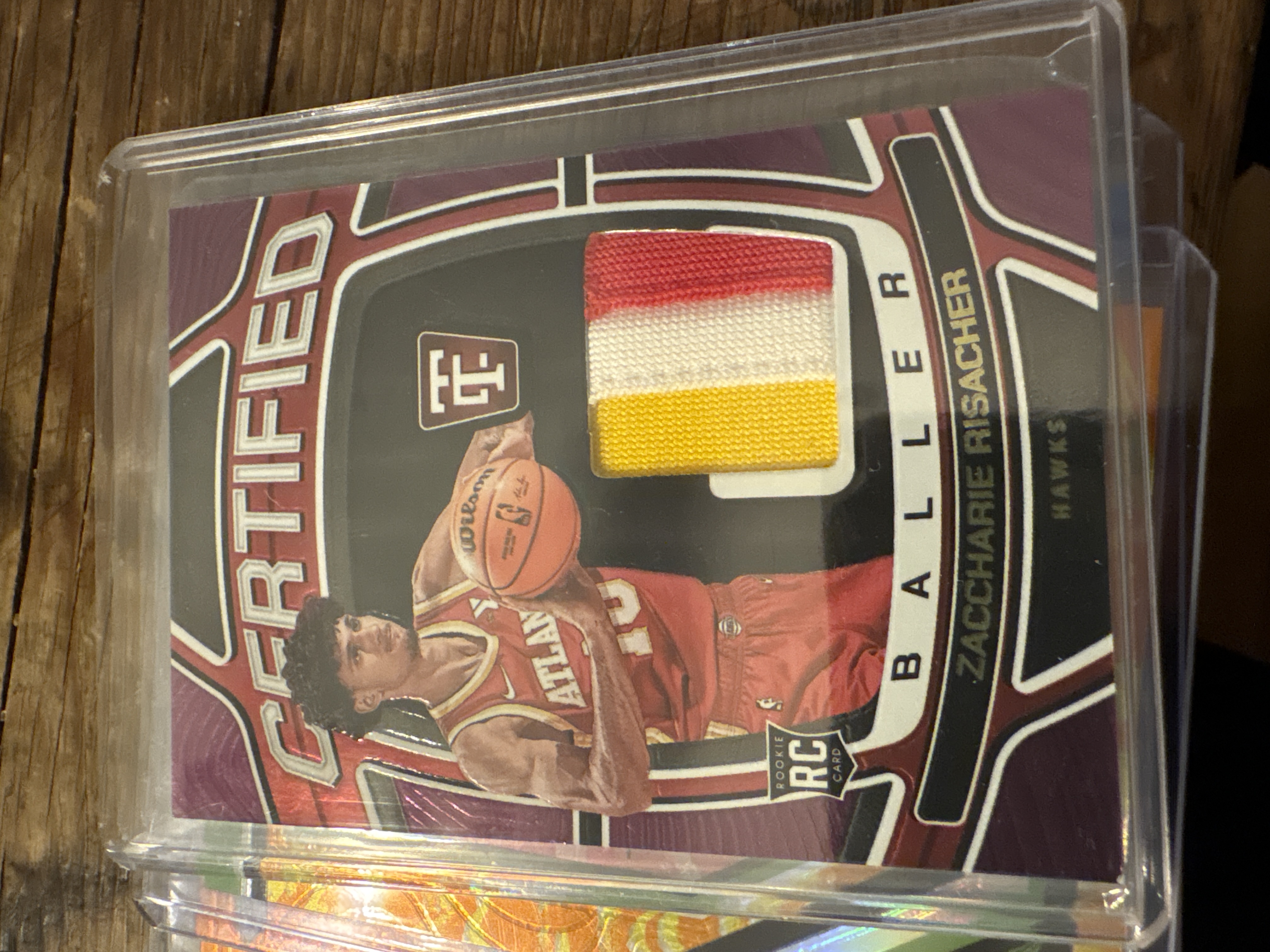 2024-25 Totally Certified Zaccharie Risacher #CB-ZCR Purple /99