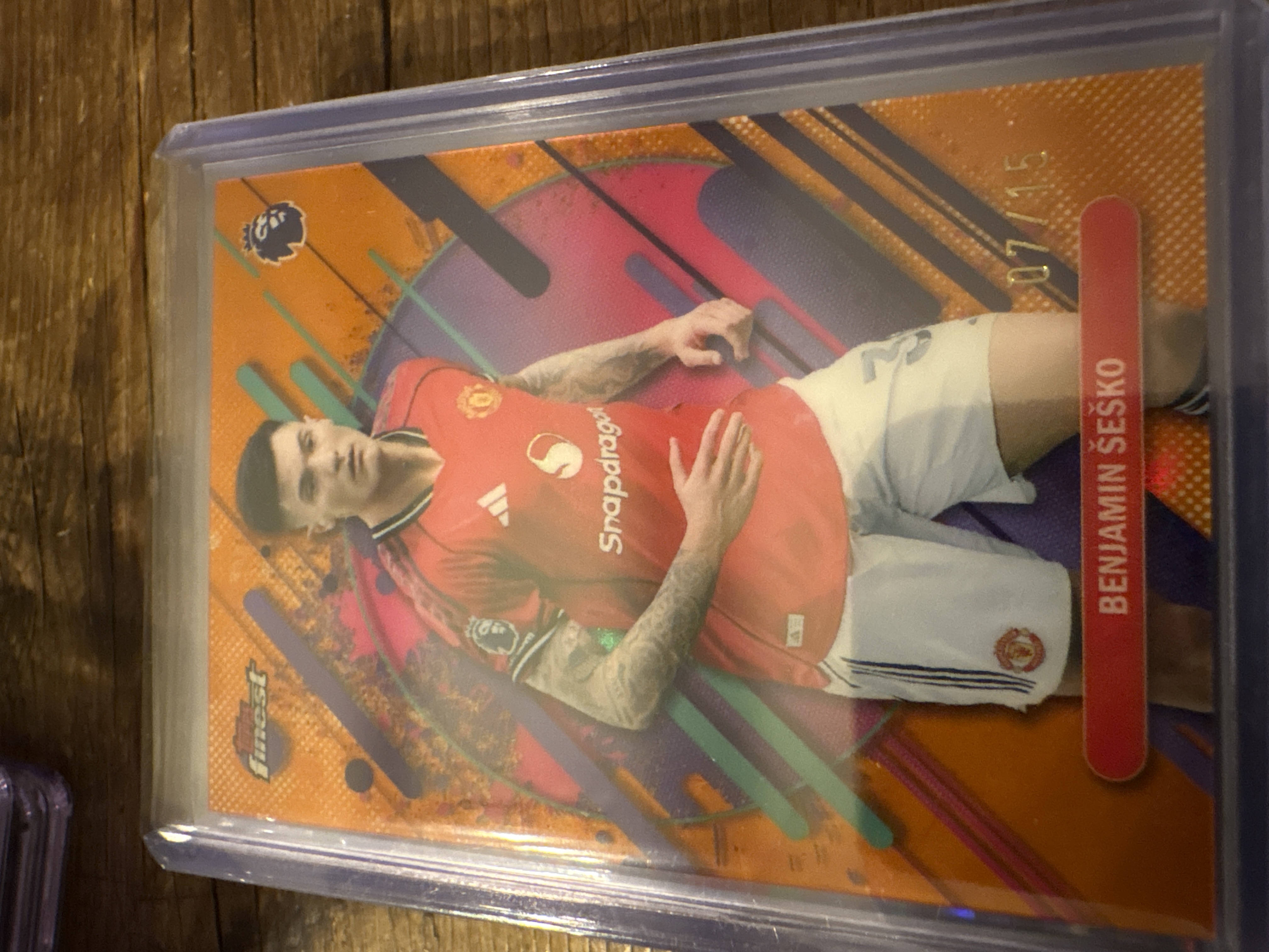 BENJAMIN SESKO 2025-26 TOPPS FINEST P/L #269 RARE ORANGE REF