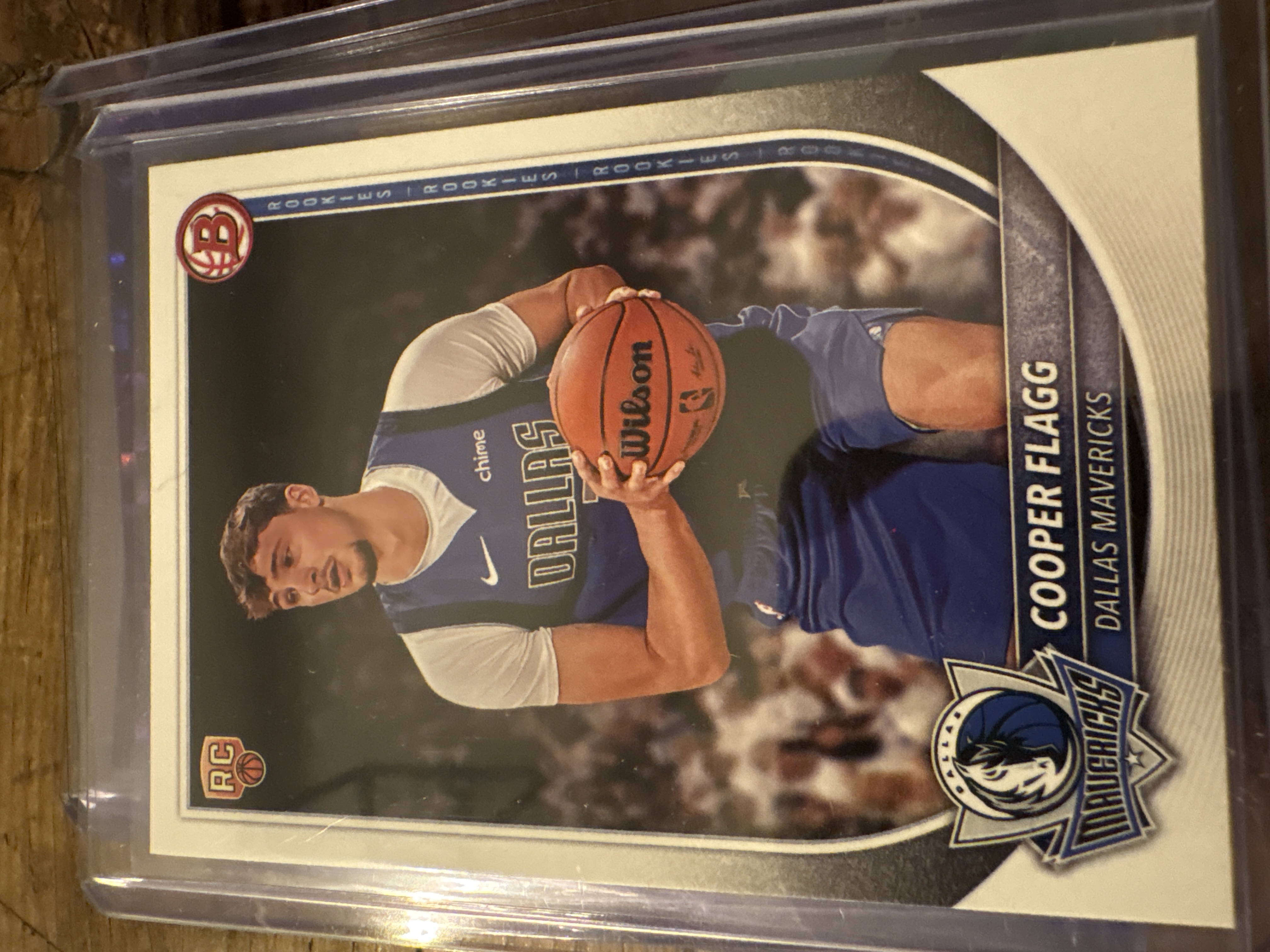 2025-26 Bowman Basketball Cooper Flagg base RC #1 Mavericks