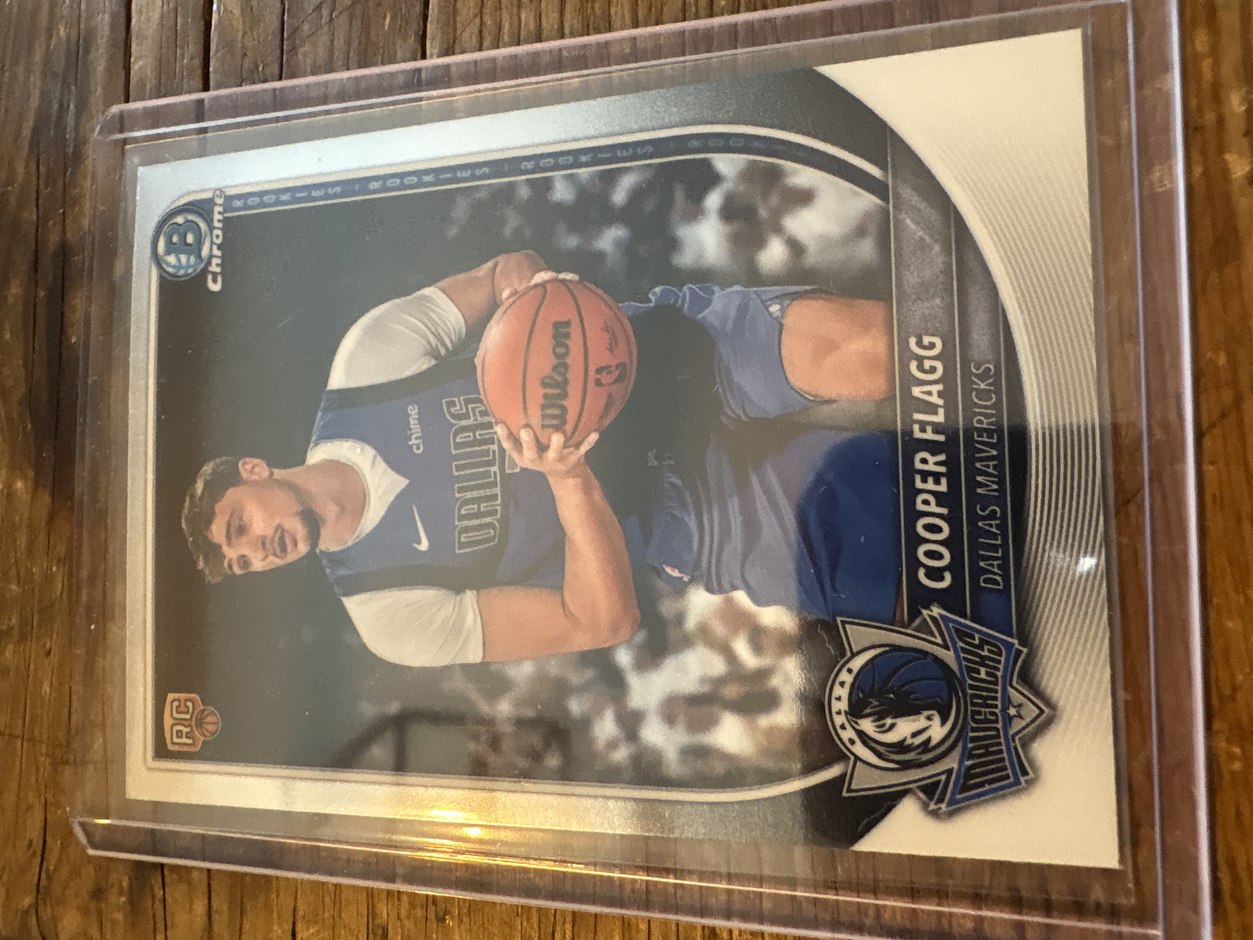 Topps Bowman Chrome 2025 Cooper Flagg BCV-1 Rookie Dallas Mavericks