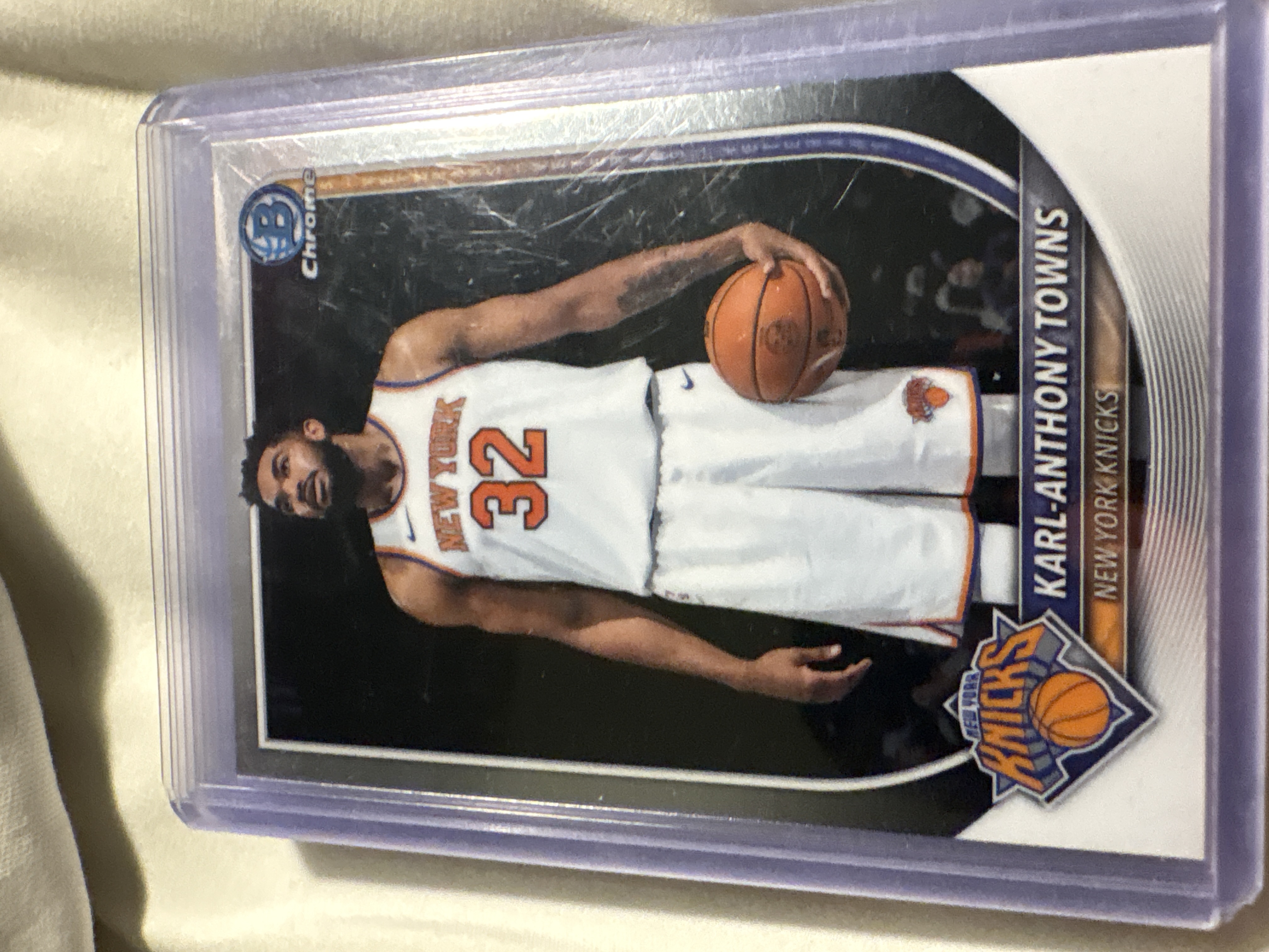 Karl-Anthony Towns #BCV-64 2025-26 Bowman Basketball Chrome - Knicks - NBA